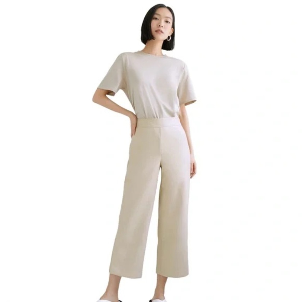Babaton Beige Cropped Women’s Pants – XXS